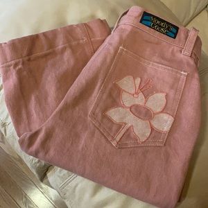 70s Moodys Goose Butterfly Jeans 24 Vintage Anthropologie Free People